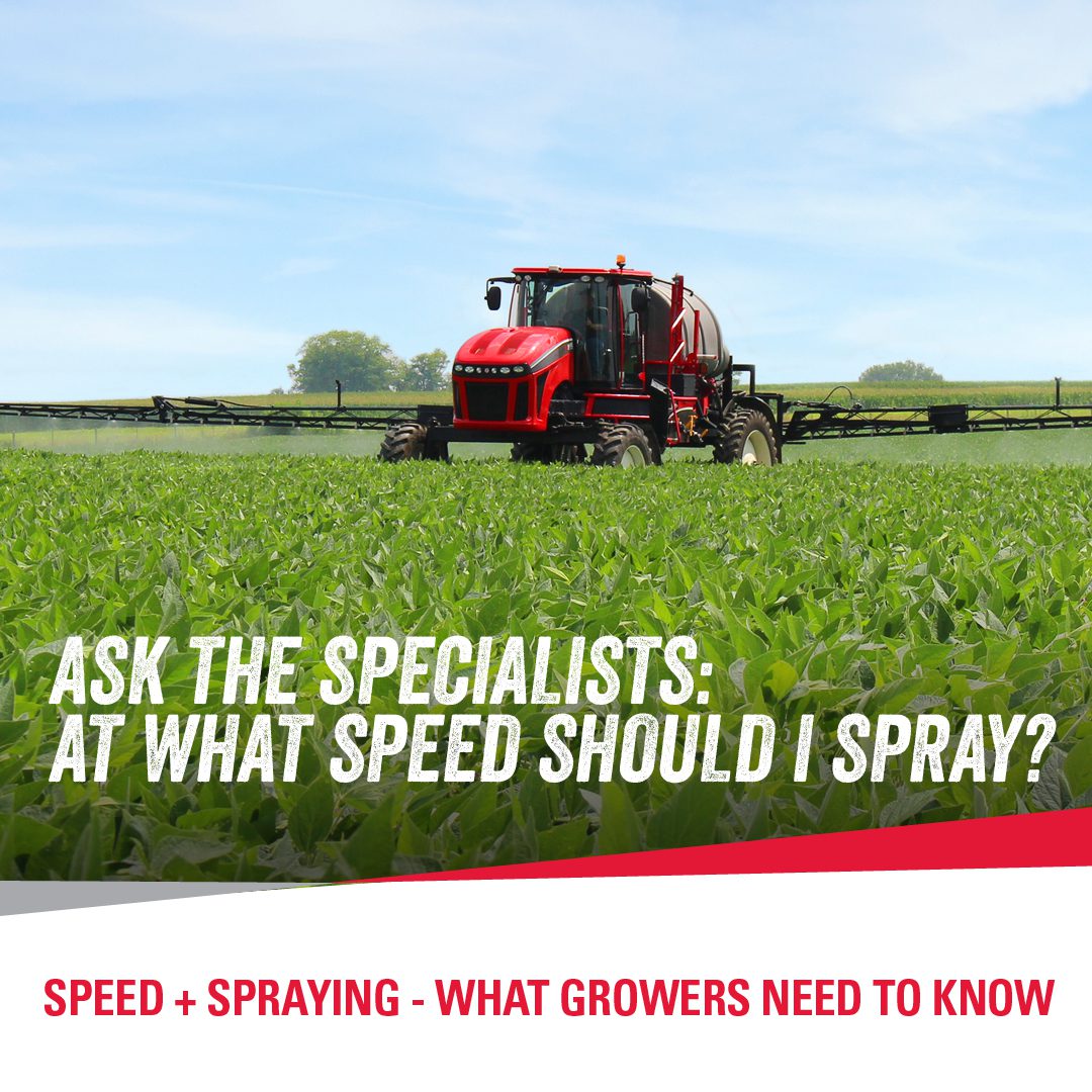 Speed + Spraying — What Growers Need to Know - Apache Sprayers - Self ...